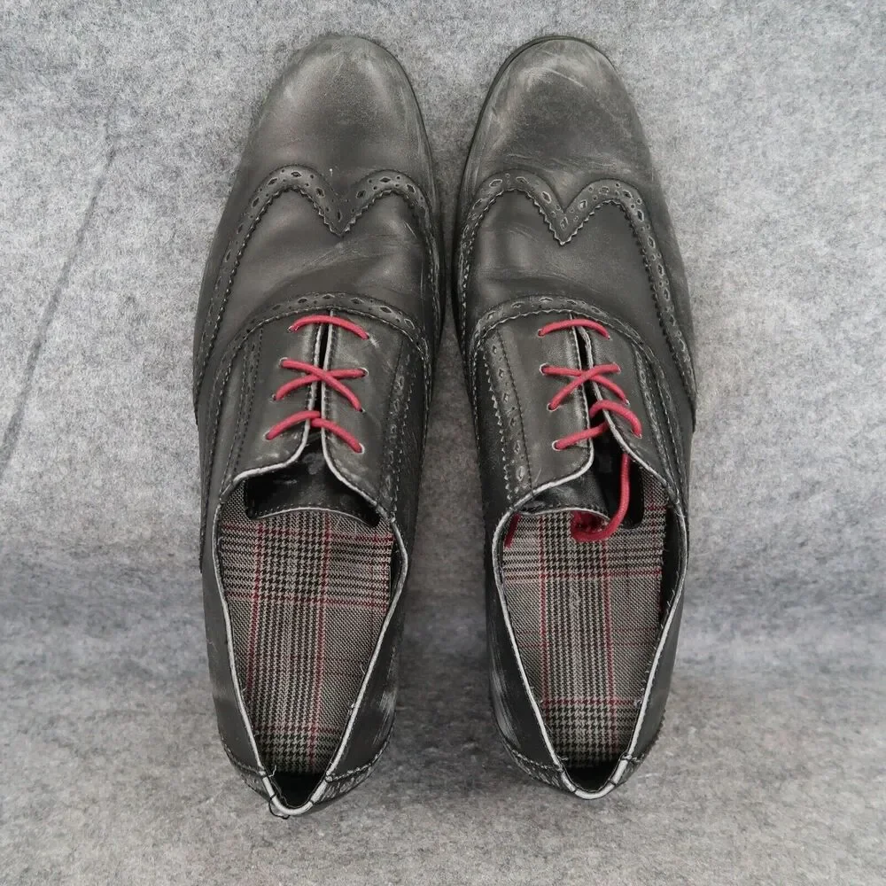 Original Penguin Shoes Mens 13 Oxfords Wingtip Leather Formal Distressed Classic